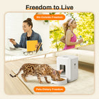 SPF-XT-04 Customisable Logo 2L Large Capacity Smart WIFI Timer Automatic Cat Feeder