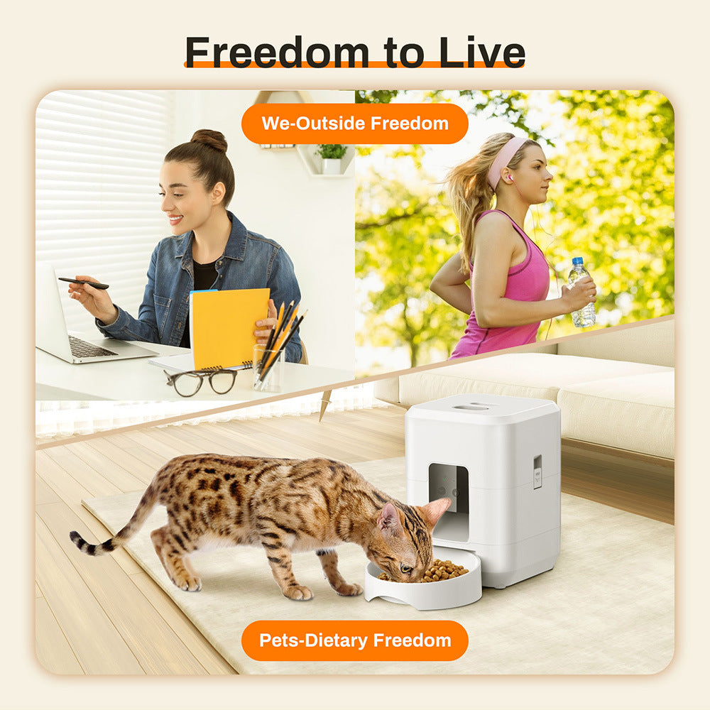 SPF-XT-04 Customisable Logo 2L Large Capacity Smart WIFI Timer Automatic Cat Feeder