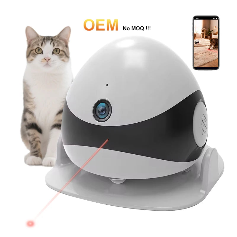 ROBOT-XT-01  Auto Recharge AI Smart Walkable 1080P HD Interactive Pet Cameras & Monitors with Night Vision Wi-Fi Connection and Storage Card