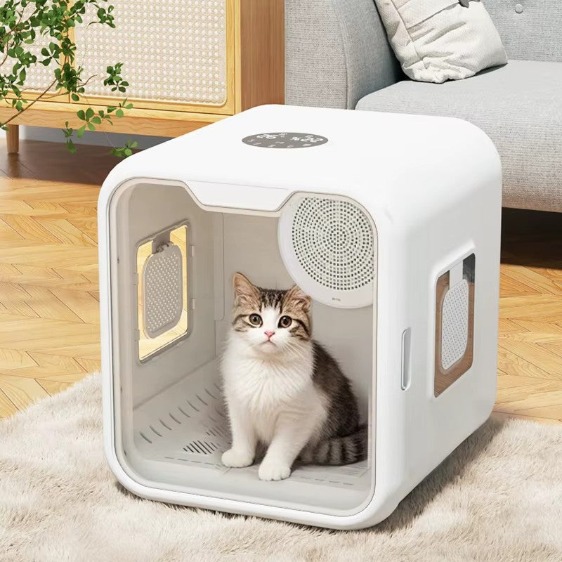 SPD-XT-01 Pet Hair Dryer Box Ultra Quiet Smart Temperature Control 360° Efficient for Cats and Small Dogs Hair Dryer Box