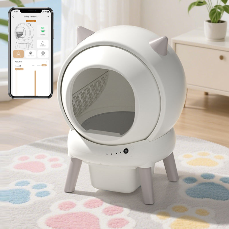 SCLB-XT-07 Intelligent Automatic Litter Box for Cats Self Cleaning WiFi APP Control Self-Cleaning Pet Toilet Litter
