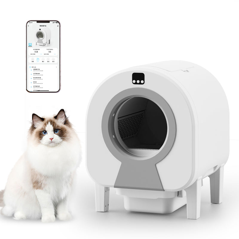 SCLB-XT-06 APP Control Automatic Safety Protection Odor-Free Smart Robot Cat Litter Box