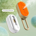PG-XT-01  3 in 1 Foldable Mascotas Self Cleaning Pet Dog Cat Grooming Hair Brush With Water Spray Cat Steam Brush
