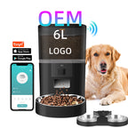 SPF-XT-02 Tuya App Remote Control 6L Cat Dog Automatic Wifi Smart Pet Feeder