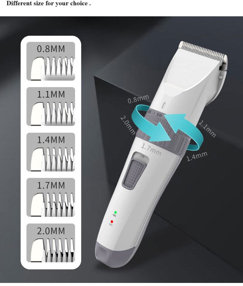 PG-XT-05 Battery-Powered Electric Puppy Grooming Kit Plastic Dog Hair Clipper Trimmer