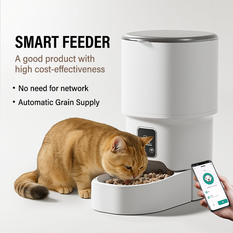 SPF-XT-05 App Control Tuya Smart Wifi Advanced Auto Reminder Timed Cat Dog Food Dispenser Automatic Pet Feeder