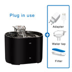 PWF-XT-03 Silent Water Dispenser That Does Not Disturb Cats and Dogs Stainless Steel Disc Pet Fountain