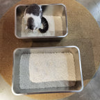CLB-XT-03 Eco-Friendly Metal Pet Litter Box Cleaning Pan Big Size Stainless Steel Cat Litter Pan