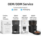 SPF-XT-06 OEM Tuya Smart Wifi Automatic Pet Feeder 7L 4L Cat Dog Dry Food Dispenser App Control Automatic Pet Feeder Dispenser