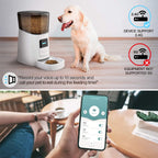 SPF-XT-03 Tuya Dog Cat Smart Pet Feeder 6L Wifi Mobile Phone App Remote Control