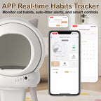 SCLB-XT-07 Intelligent Automatic Litter Box for Cats Self Cleaning WiFi APP Control Self-Cleaning Pet Toilet Litter