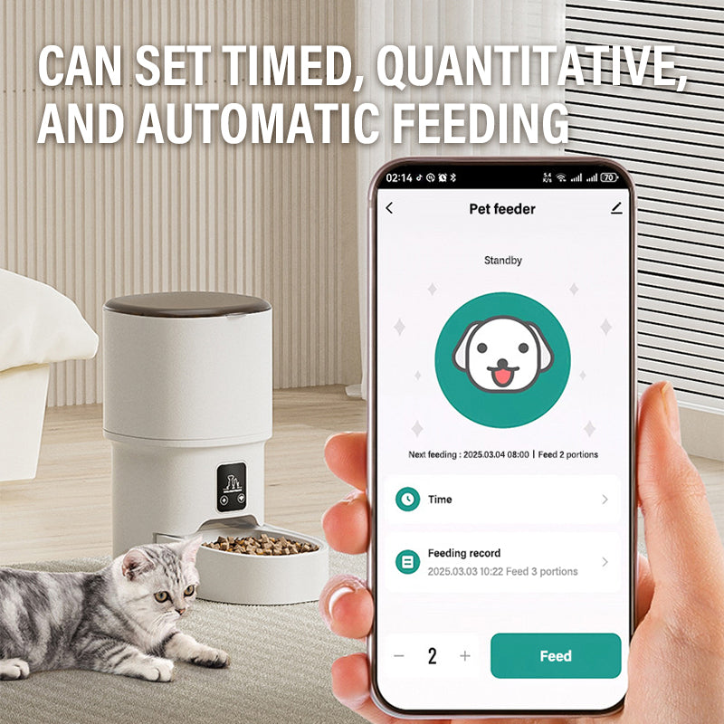 SPF-XT-05 App Control Tuya Smart Wifi Advanced Auto Reminder Timed Cat Dog Food Dispenser Automatic Pet Feeder