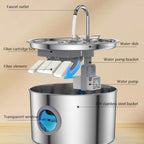 PWF-XT-08 Auto- Shut Down LED Cat & Dog Drinking Fountain Pet Water Feeder