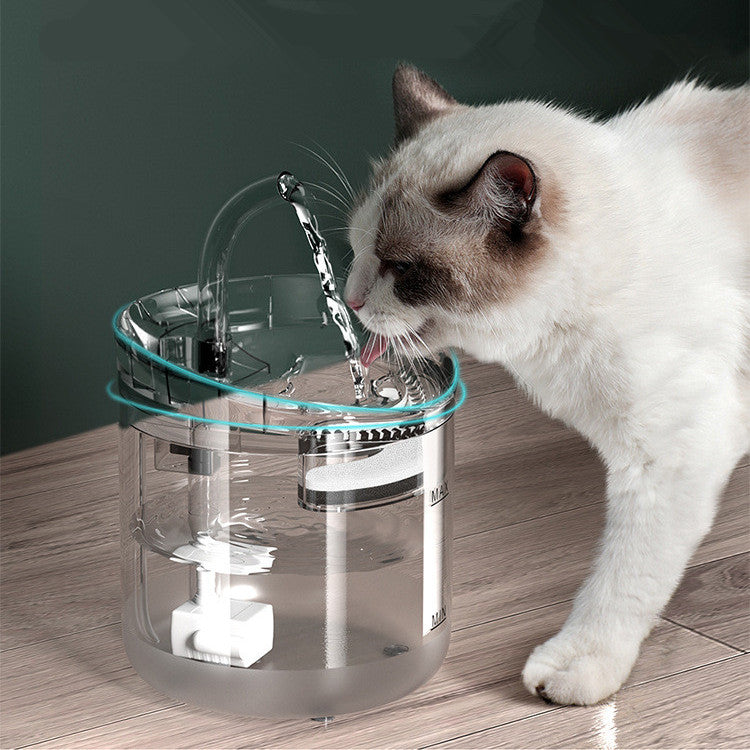 PWF-XT-02  Smart Automatic Pet Water Fountain 2L Recirculate Filtering Pet Drinking Dispenser for Dogs and Cats
