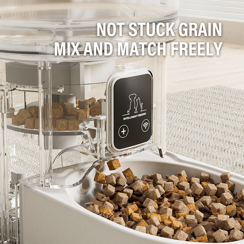 SPF-XT-05 App Control Tuya Smart Wifi Advanced Auto Reminder Timed Cat Dog Food Dispenser Automatic Pet Feeder