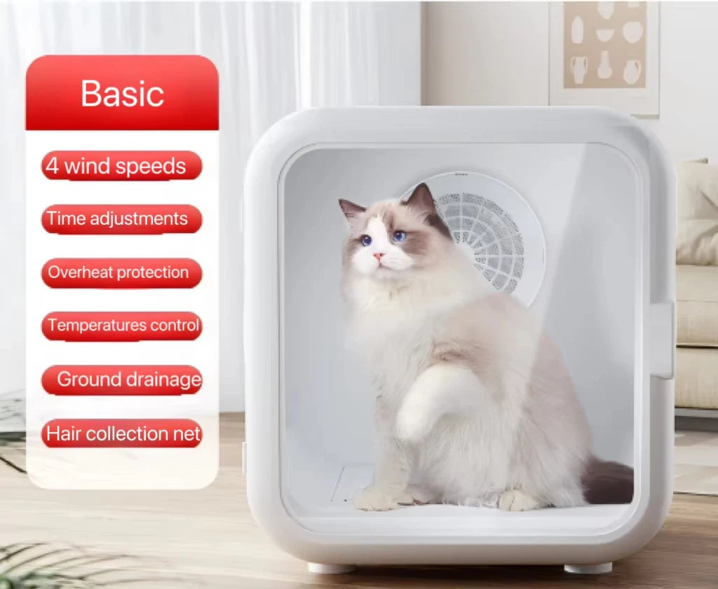 SPD-XT-03 62L Automatic Grooming Drying Intelligent Temperature Control Pet Dryer Box for Cats Dogs