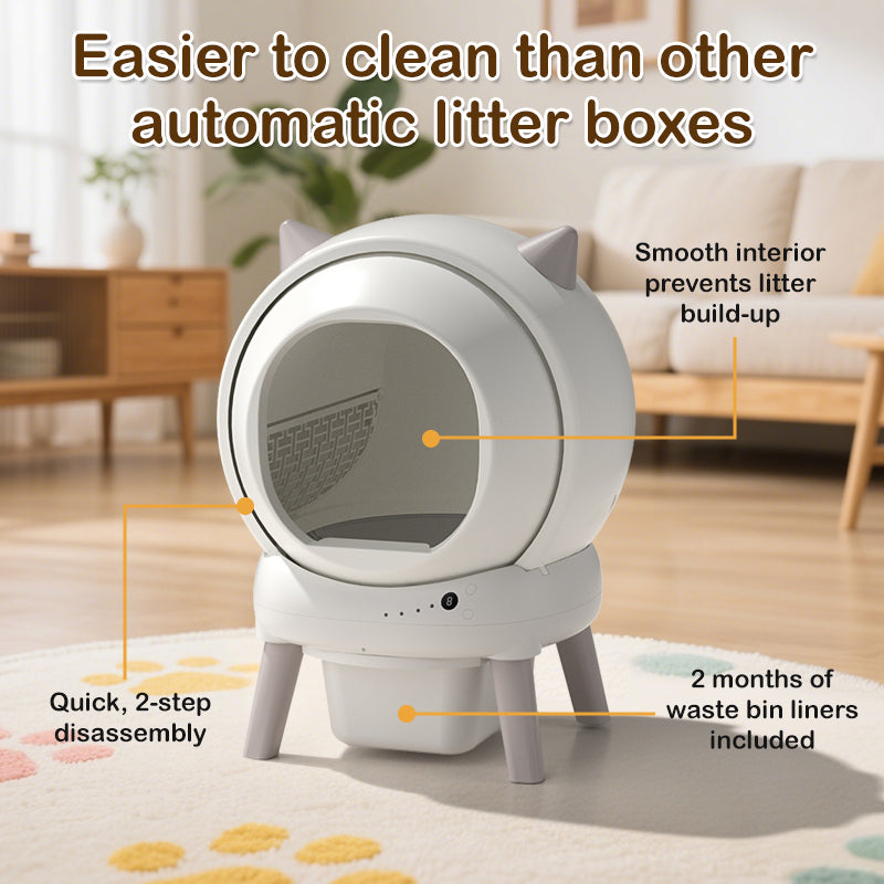SCLB-XT-07 Intelligent Automatic Litter Box for Cats Self Cleaning WiFi APP Control Self-Cleaning Pet Toilet Litter
