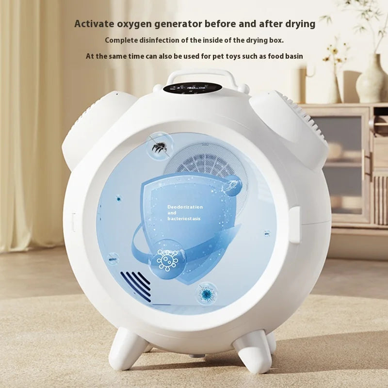 SPD-XT-02 62L Ultra Quiet Dog Dryer Smart Temperature Control cat Dryer 360° Efficient Automatic Pet Dryer Box