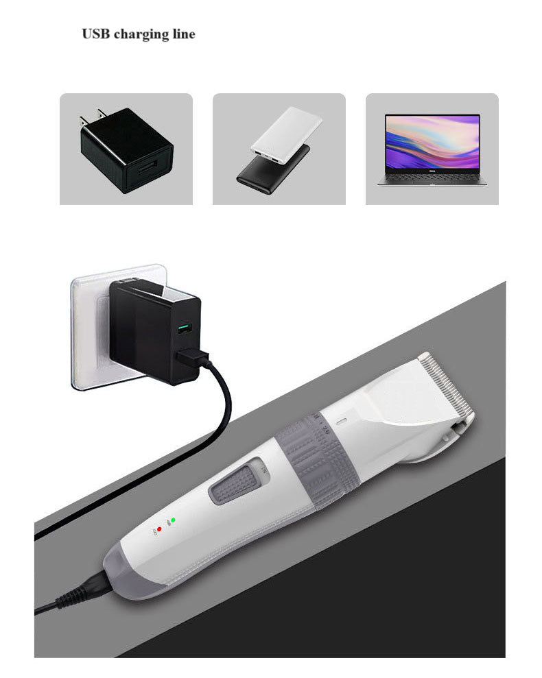 PG-XT-05 Battery-Powered Electric Puppy Grooming Kit Plastic Dog Hair Clipper Trimmer