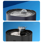 PWF-XT-03 Silent Water Dispenser That Does Not Disturb Cats and Dogs Stainless Steel Disc Pet Fountain