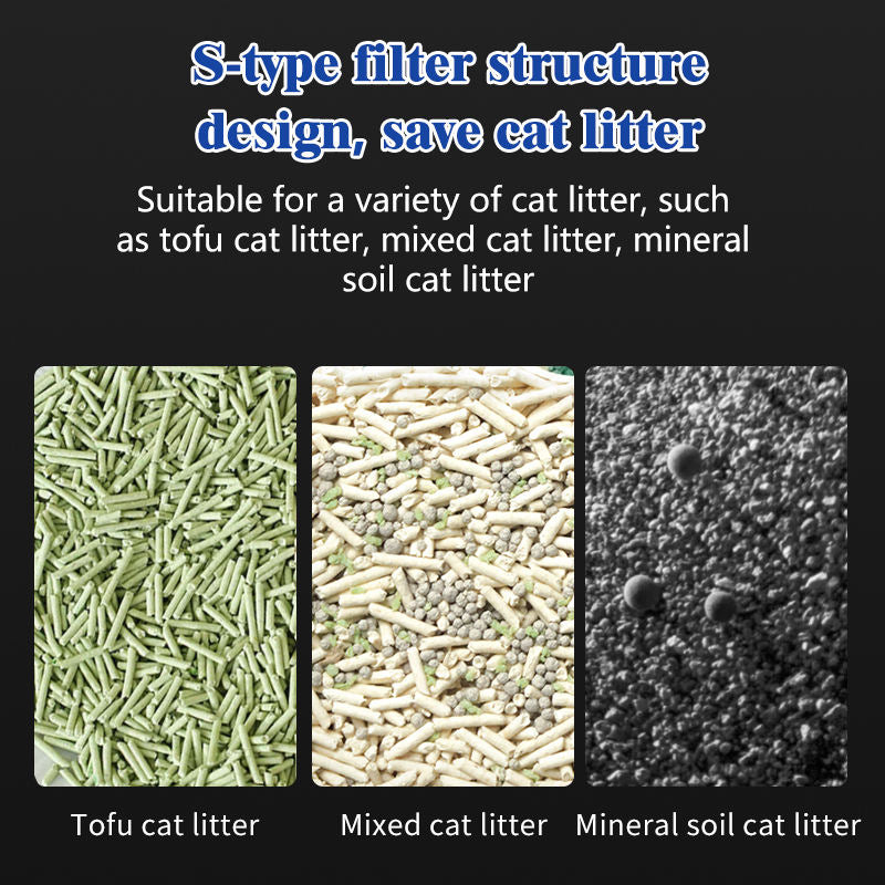 SCLB-XT-02 80L Large Self-Cleaning Cat Litter Box Low Noise App Wifi Control Intelligent Electric Automatic Cat Toilet Smart Cat Litter Box