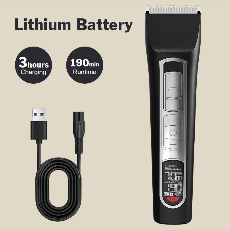 PG-XT-04 Professional Cordless Cat Dog Pet Hair Clipper Blade Trimmer Shaver Grooming Kit Clippers