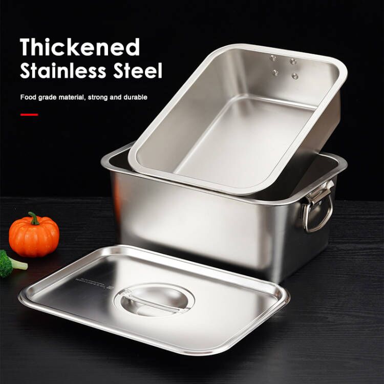 CLB-XT-03 Eco-Friendly Metal Pet Litter Box Cleaning Pan Big Size Stainless Steel Cat Litter Pan