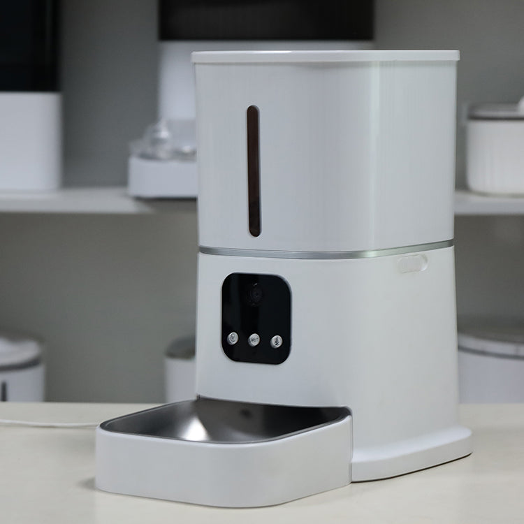 SPF-XT-08  Intelligent Timed Bowl Pet Feeder Dog and Cat Automatic Food Dispenser with Camera Timer for Mascotas Articulos