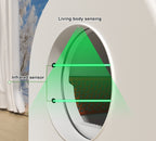 SCLB-XT-04  68L Large Space Smart Cat Toilet Easy Clean Small Footprint Double Selfing Cleaning Automatic Cat Litter Box