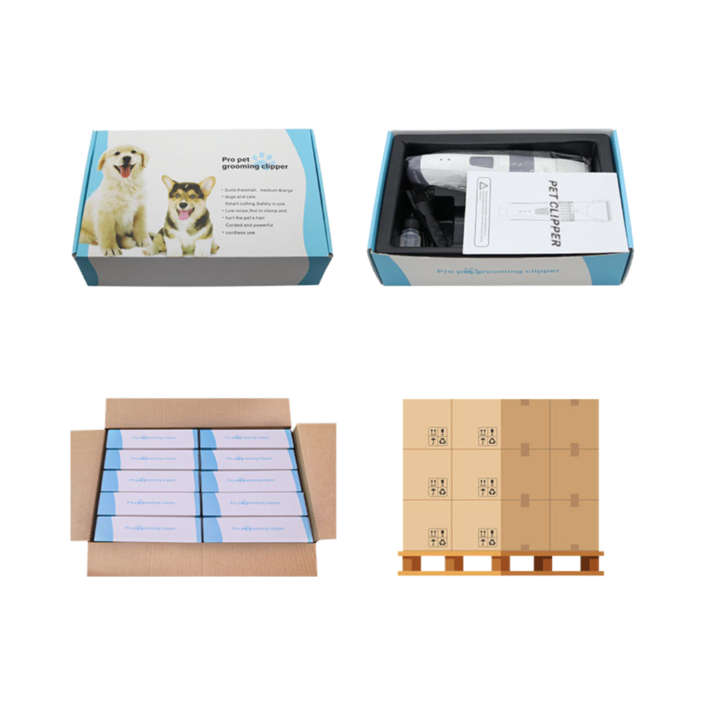 PG-XT-05 Battery-Powered Electric Puppy Grooming Kit Plastic Dog Hair Clipper Trimmer