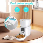 SPF-XT-06 OEM Tuya Smart Wifi Automatic Pet Feeder 7L 4L Cat Dog Dry Food Dispenser App Control Automatic Pet Feeder Dispenser