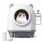 PXT-LB02-R Pet Products Smart APP Control Odor Removal Automatic Cat Litter Box Self Cleaning Litter Box for Multiple Cats OEM