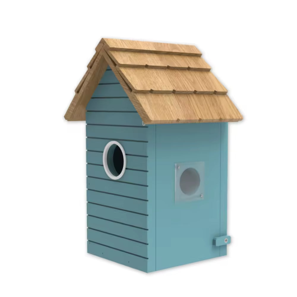PXT-NB03  Oniya Smart Bird House 3MP HD Photos Inside Wood Bird Hatchery with Camera AI Bird Species Identification