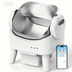PXT-LB6-O  74L Stainless Steel Open top Smart Self-Cleaning Cat Litter Box,Automatic Cat Toilet Pet Supplies