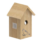 PXT-NB02  1080P Bird Nest Battery Powered Bird Nesting Hatching in Real Time Smart Solid Wood Bird House With Camera