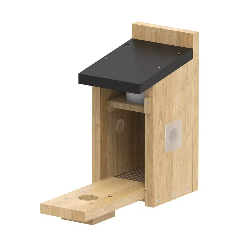 PXT-NB02-S Wifi Smart Bird Feeder Camera Wireless Outdoor Wooden Bird House with 3MP Camera High Quality Wholesale