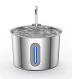 PXT-WF11-ST 2.2L Modern Stainless Steel Waterproof Indoor Cat Water Fountain with Faucet Spout Design Eco-Friendly & Durable Charge-Powered