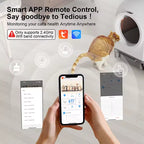 PXT-LB02-R Pet Products Smart APP Control Odor Removal Automatic Cat Litter Box Self Cleaning Litter Box for Multiple Cats OEM