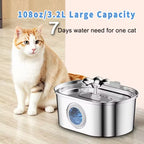 PXT-WF05--ST    3.2L Runway Pet Water Fountain304 Stainless Steel