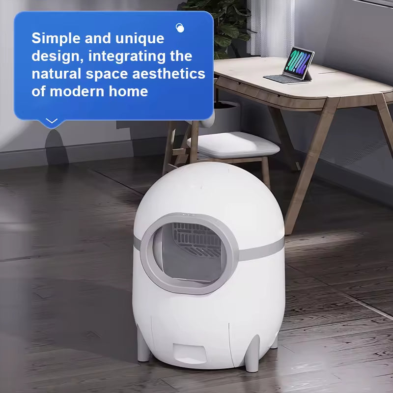 PXT-LB04-R App Wifi Touch Control Intelligent Electric Self Cleaning Automatic Cat Litter Automatic Box