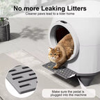 PXT-LB02-R Pet Products Smart APP Control Odor Removal Automatic Cat Litter Box Self Cleaning Litter Box for Multiple Cats OEM