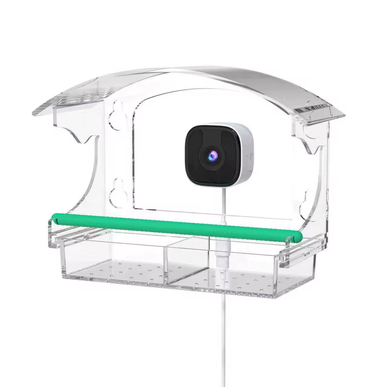 PXT-B01-AI  Smart Bird with AI Bird Recognition Eco-Friendly Plastic Window Bird Watcher Automatic Monitoring Camera Feeder