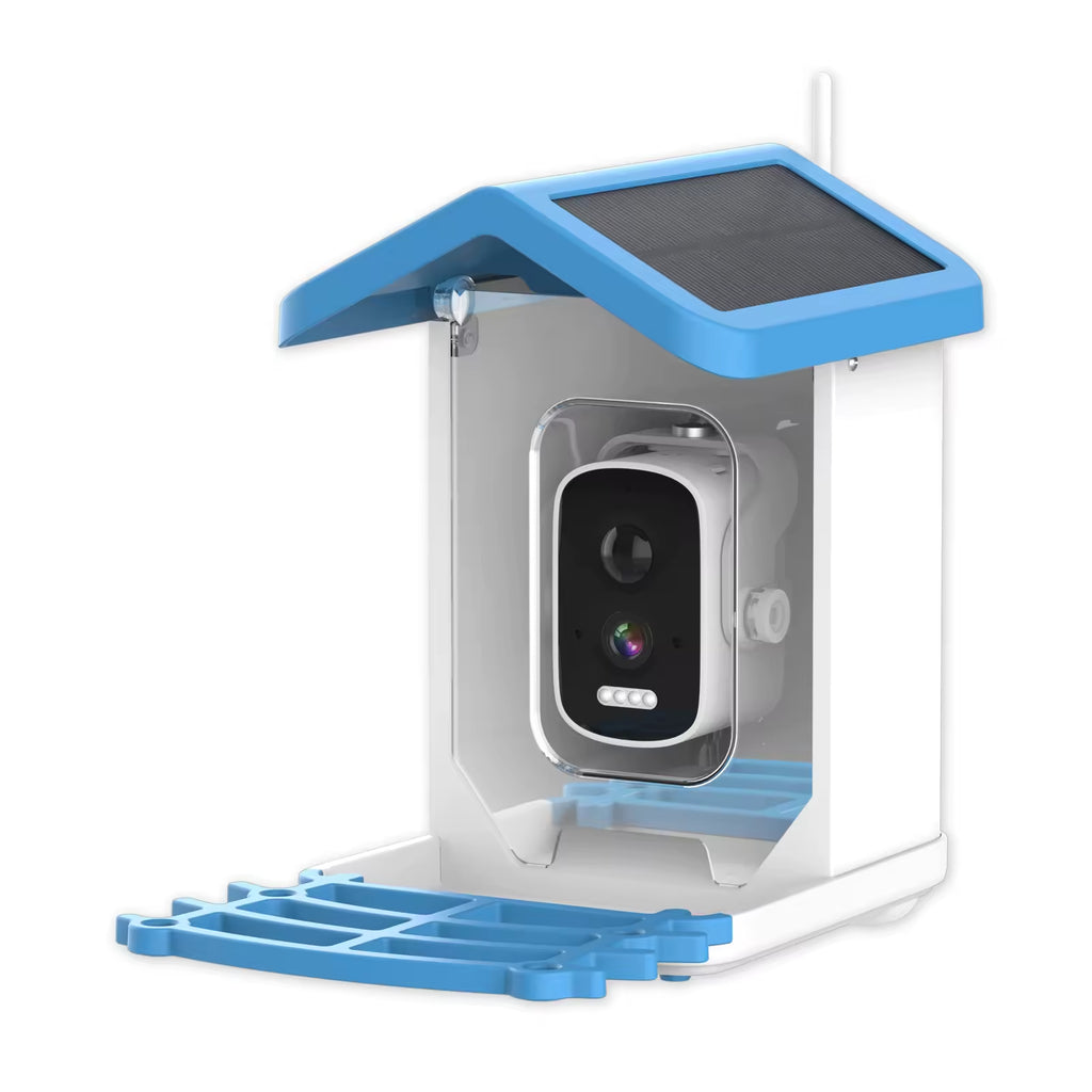 PXT-B02-S  Automatically Charged Intelligent Bird Feeder with Live View Camera Pet Bowl Feeder for Bird Lovers