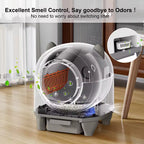 PXT-LB02-R Pet Products Smart APP Control Odor Removal Automatic Cat Litter Box Self Cleaning Litter Box for Multiple Cats OEM