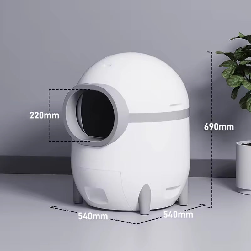 PXT-LB04-R App Wifi Touch Control Intelligent Electric Self Cleaning Automatic Cat Litter Automatic Box