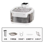 PXT-WF07  4.5 LSmart Rechargeable Cat Water Dispenser Large Capacity Non-Electric Automatic Filter Fresh Dog Bowl Cross-Border Hot Sale Plastic