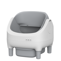 SCLB-XT-01  Open-Top Design Automatic Cat Litter Box APP Control Dual Safety Sensors Self Cleaning Litter Box
