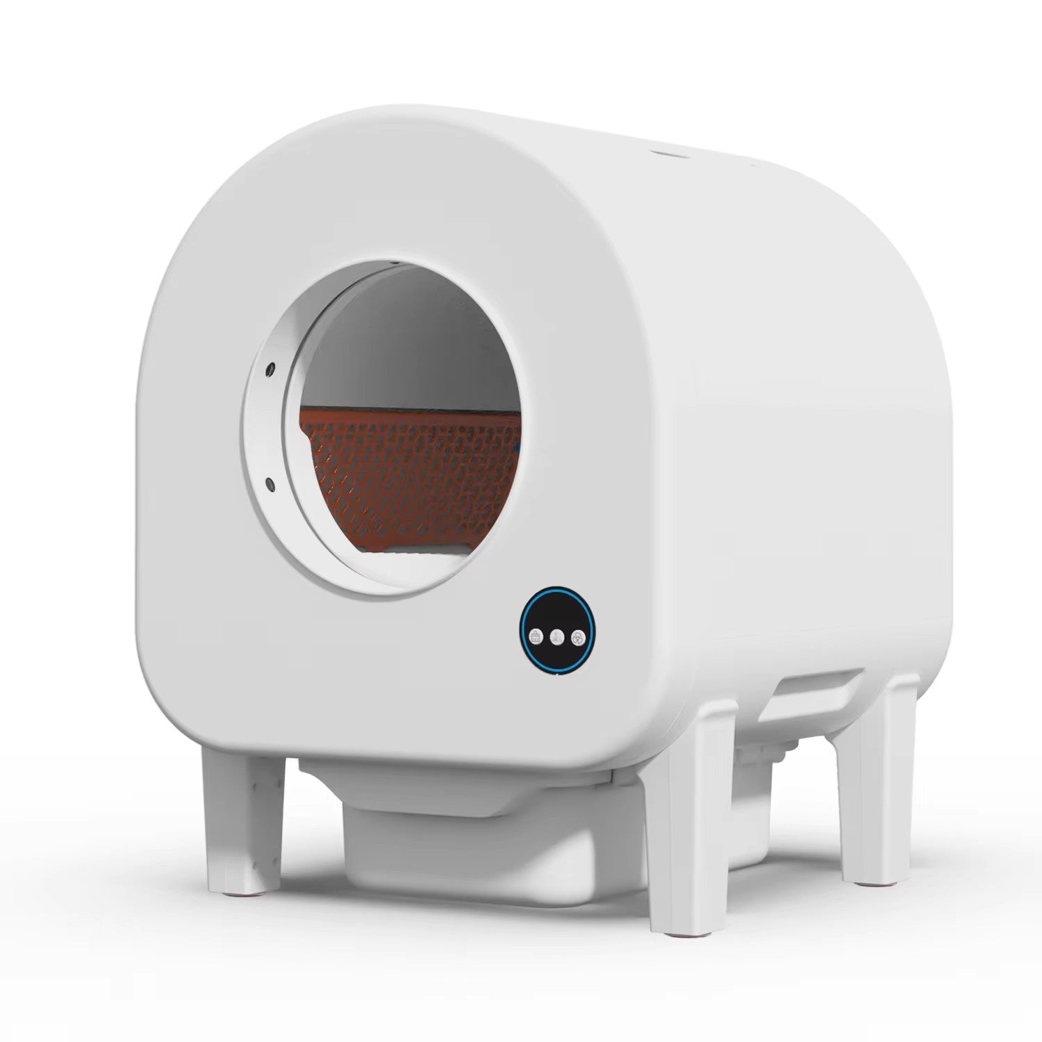 SCLB-XT-04  68L Large Space Smart Cat Toilet Easy Clean Small Footprint Double Selfing Cleaning Automatic Cat Litter Box
