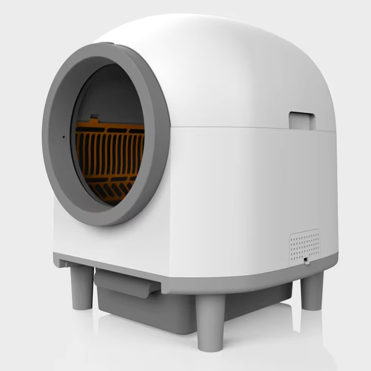 SCLB-XT-02 80L Large Self-Cleaning Cat Litter Box Low Noise App Wifi Control Intelligent Electric Automatic Cat Toilet Smart Cat Litter Box