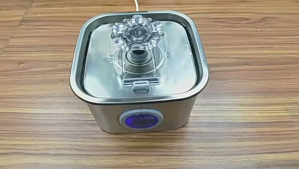 PXT-WF05--ST    3.2L Runway Pet Water Fountain304 Stainless Steel